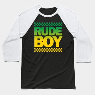 Rude Boy- Jamaica Baseball T-Shirt